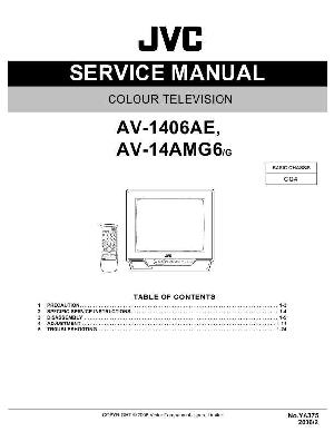 Service manual JVC AV-1406AE, AV-14AMG6 ― Manual-Shop.ru