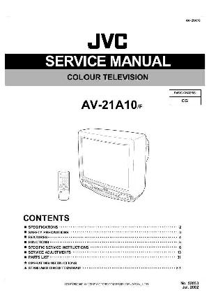 Service manual JVC AV-21A10 ― Manual-Shop.ru