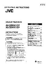 Сервисная инструкция JVC AV-28WX1EP, AV-32WX1EP