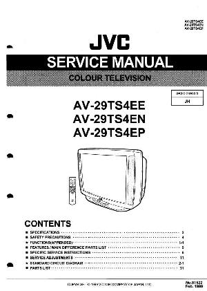 Сервисная инструкция JVC AV-29TS4EE ― Manual-Shop.ru