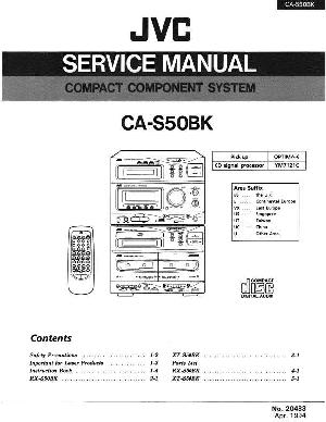 Сервисная инструкция JVC CA-S50BK ― Manual-Shop.ru