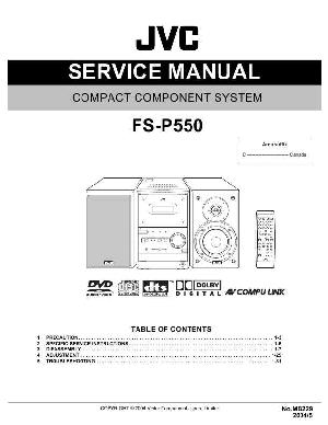 Сервисная инструкция JVC FS-P550 ― Manual-Shop.ru