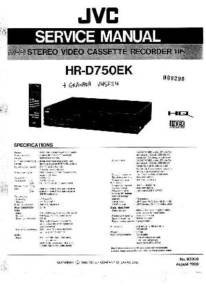 Сервисная инструкция JVC HR-D750EK ― Manual-Shop.ru