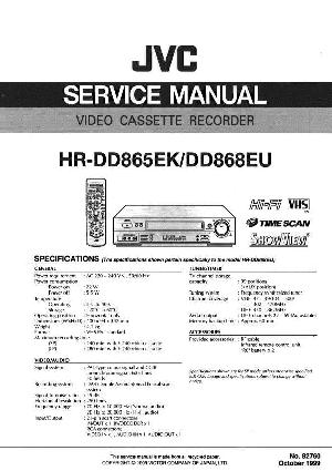 Service manual JVC HR-DD865EK, HR-DD868EU ― Manual-Shop.ru