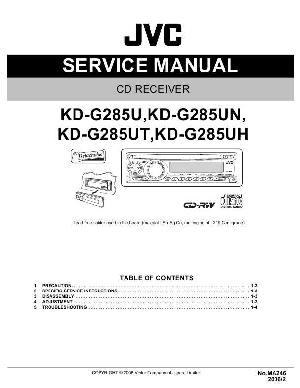 Сервисная инструкция JVC KD-G285U ― Manual-Shop.ru