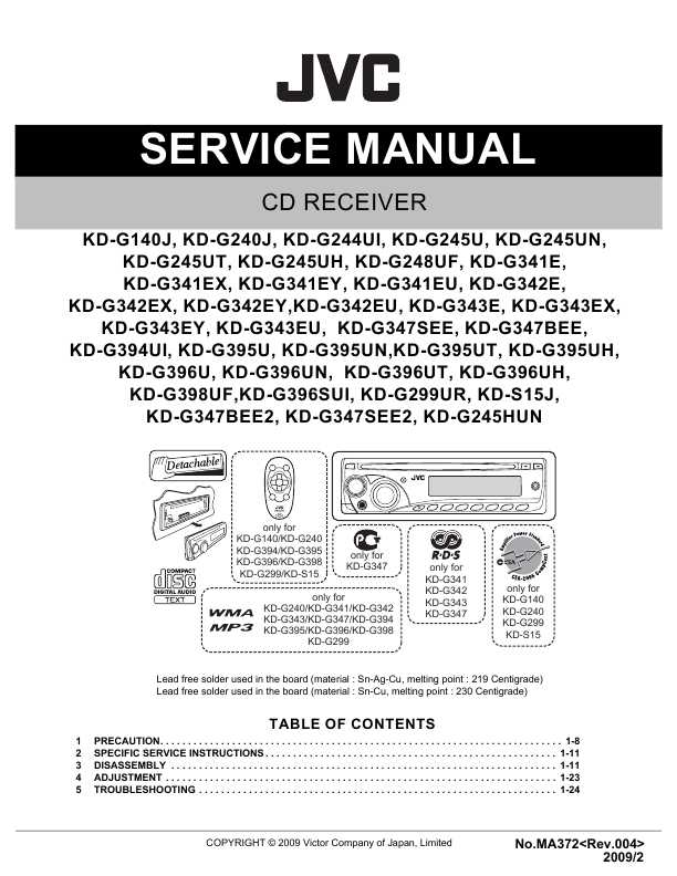 JVC KD 2 SM Manual Pdf sm_jvc_kd-g395_g396_g398-0_enl