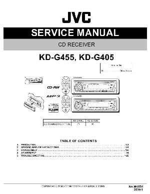 Сервисная инструкция JVC KD-G405, KD-G455 ― Manual-Shop.ru