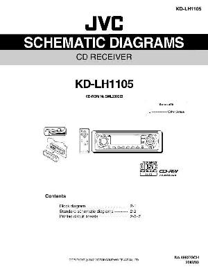 Сервисная инструкция JVC KD-LH1105 (schematic) ― Manual-Shop.ru