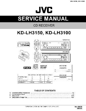 Сервисная инструкция JVC KD-LH3100, KD-LH3150 ― Manual-Shop.ru
