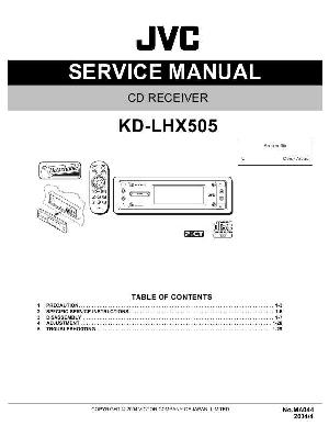 Сервисная инструкция JVC KD-LHX505 ― Manual-Shop.ru