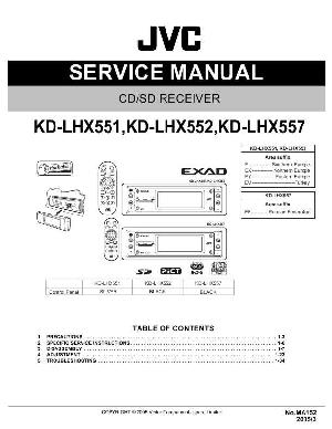 Сервисная инструкция JVC KD-LHX551, KD-LHX552, KD-LHX557 ― Manual-Shop.ru
