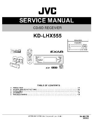 Сервисная инструкция JVC KD-LHX555 ― Manual-Shop.ru