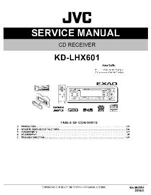Сервисная инструкция JVC KD-LHX601 ― Manual-Shop.ru