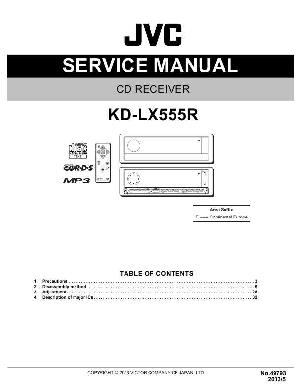 Сервисная инструкция JVC KD-LX555R ― Manual-Shop.ru