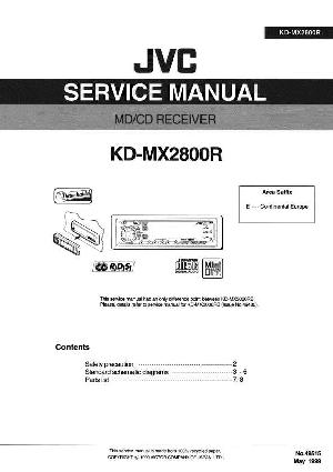 Сервисная инструкция JVC KD-MX2800R ― Manual-Shop.ru