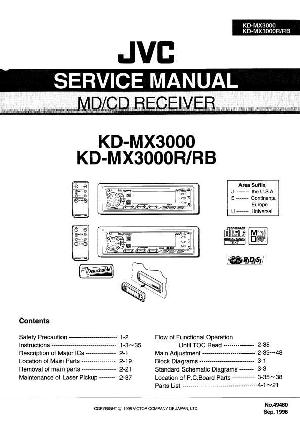 Сервисная инструкция JVC KD-MX3000, KD-MX3000R ― Manual-Shop.ru