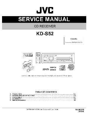 Сервисная инструкция JVC KD-S52 ― Manual-Shop.ru