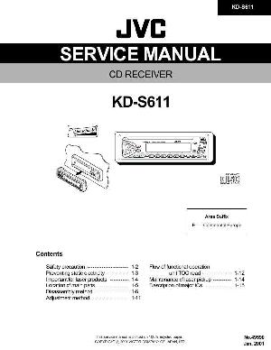 Сервисная инструкция JVC KD-S611 ― Manual-Shop.ru