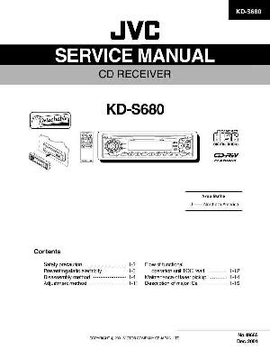 Сервисная инструкция JVC KD-S680 ― Manual-Shop.ru