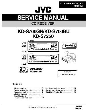 Сервисная инструкция JVC KD-S700BU, KD-S700GN, KD-S7250 ― Manual-Shop.ru