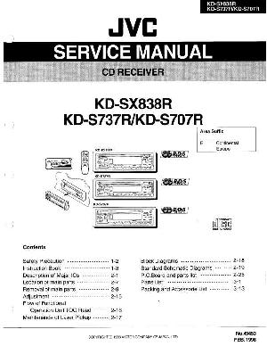 Сервисная инструкция JVC KD-S707R, KD-S737R ― Manual-Shop.ru