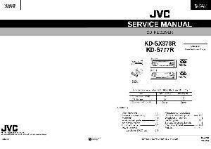 Сервисная инструкция JVC KD-S777, KD-SX878R ― Manual-Shop.ru