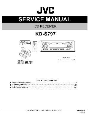 Сервисная инструкция JVC KD-S797 ― Manual-Shop.ru