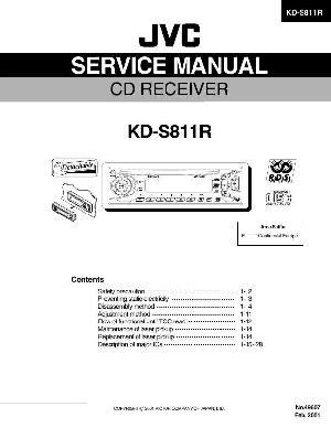 Сервисная инструкция JVC KD-S811R ― Manual-Shop.ru