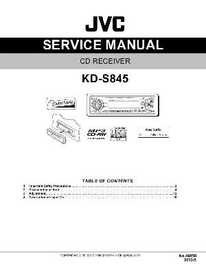 Сервисная инструкция JVC KD-S845 ― Manual-Shop.ru