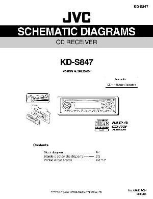 Сервисная инструкция JVC KD-S847 (schematic) ― Manual-Shop.ru
