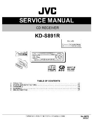 Сервисная инструкция JVC KD-S891R ― Manual-Shop.ru
