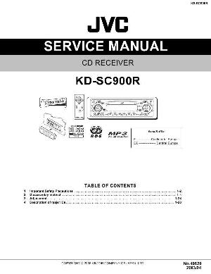 Сервисная инструкция JVC KD-SC900R ― Manual-Shop.ru