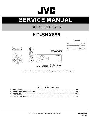 Сервисная инструкция JVC KD-SHX855 ― Manual-Shop.ru