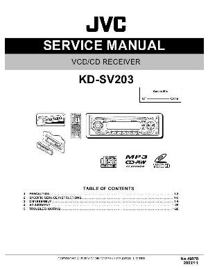Сервисная инструкция JVC KD-SV203 ― Manual-Shop.ru