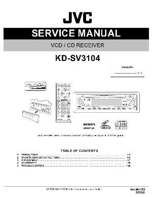 Сервисная инструкция JVC KD-SV3104 ― Manual-Shop.ru