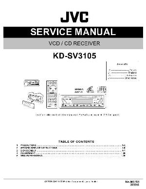 Сервисная инструкция JVC KD-SV3105 ― Manual-Shop.ru