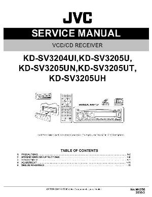 Сервисная инструкция JVC KD-SV3204, KD-SV3205 ― Manual-Shop.ru