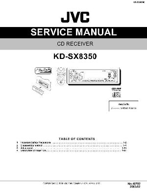 Сервисная инструкция JVC KD-SX8350 ― Manual-Shop.ru