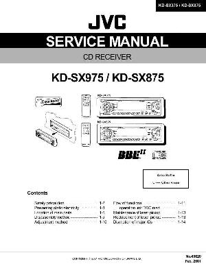 Сервисная инструкция JVC KD-SX875, KD-SX975 ― Manual-Shop.ru