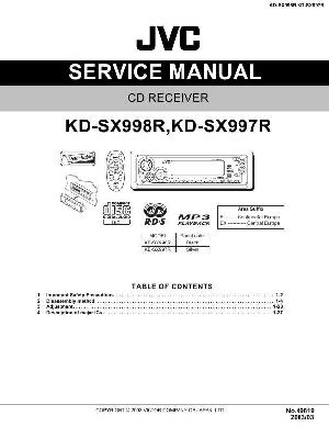 Сервисная инструкция JVC KD-SX997R, KD-SX998R ― Manual-Shop.ru