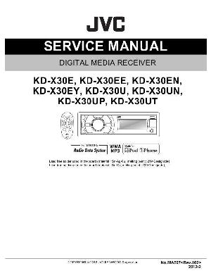 Сервисная инструкция JVC KD-X30 ― Manual-Shop.ru