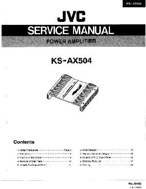 Сервисная инструкция JVC KS-AX504 ― Manual-Shop.ru