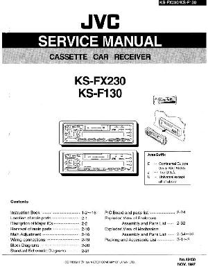 Сервисная инструкция JVC KS-F130, KS-FX230 ― Manual-Shop.ru