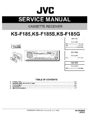 Сервисная инструкция JVC KS-F185, KS-F185S, KS-F185G ― Manual-Shop.ru