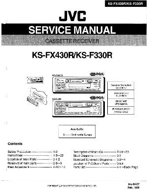 Сервисная инструкция JVC KS-F330R, KS-FX430R ― Manual-Shop.ru