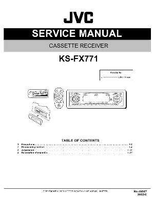 Сервисная инструкция JVC KS-FX771 ― Manual-Shop.ru