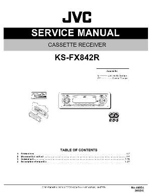 Сервисная инструкция JVC KS-FX842R ― Manual-Shop.ru