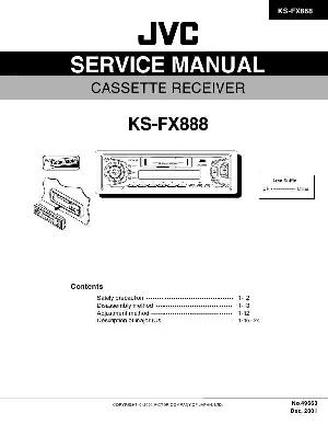 Сервисная инструкция JVC KS-FX888 ― Manual-Shop.ru