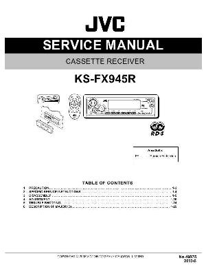 Сервисная инструкция JVC KS-FX945R ― Manual-Shop.ru