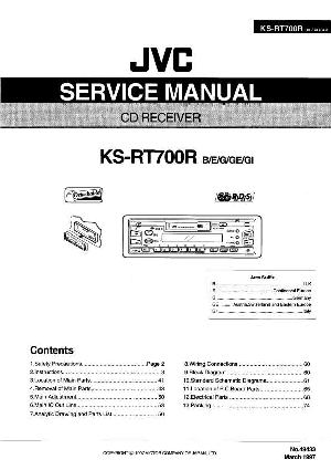Сервисная инструкция JVC KS-RT700R ― Manual-Shop.ru